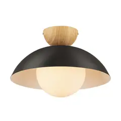 JUST HOME COLLECTION - Lampara Techo Udine Hierro Negro