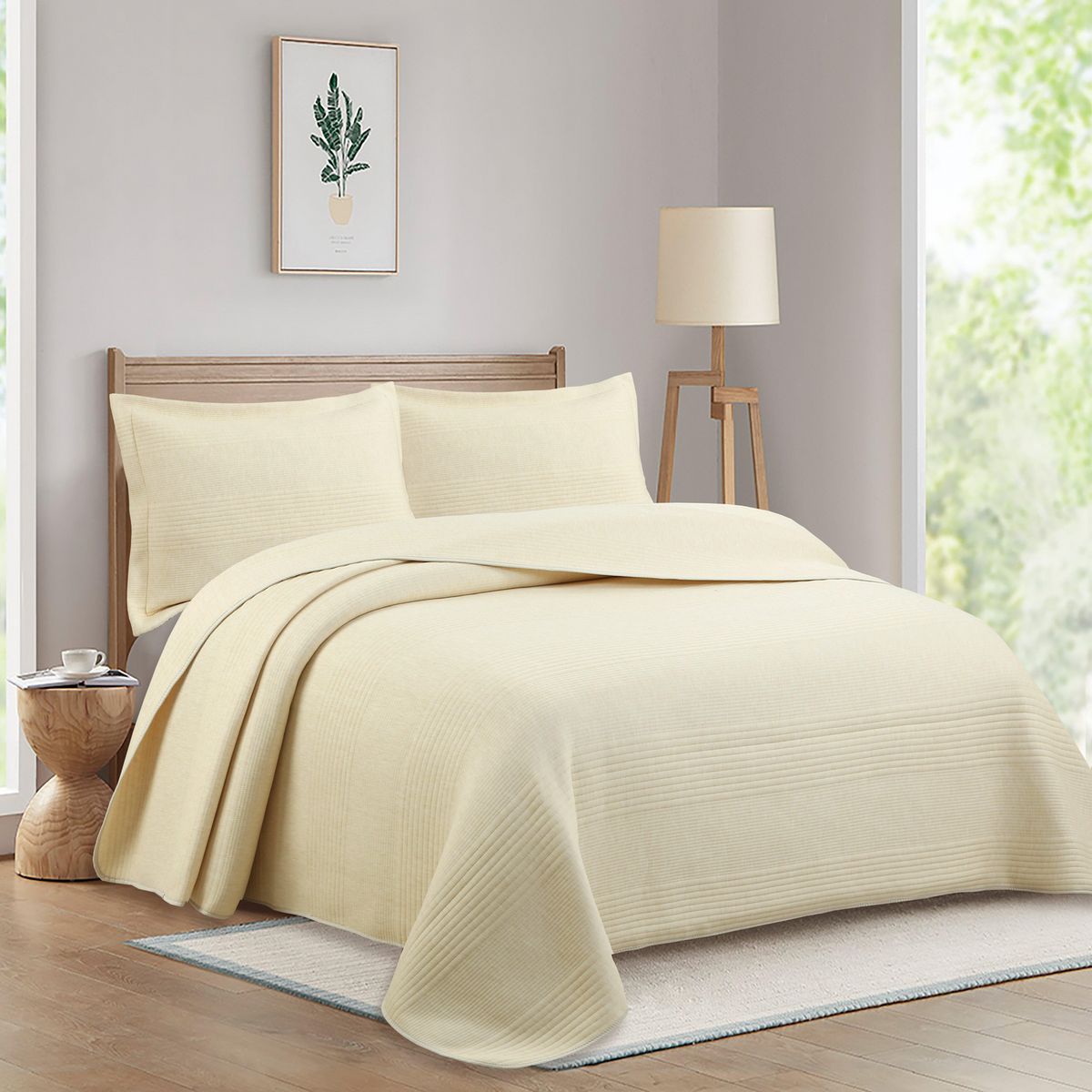 JUST HOME COLLECTION - Cubrecama Quilt Super King Clasico