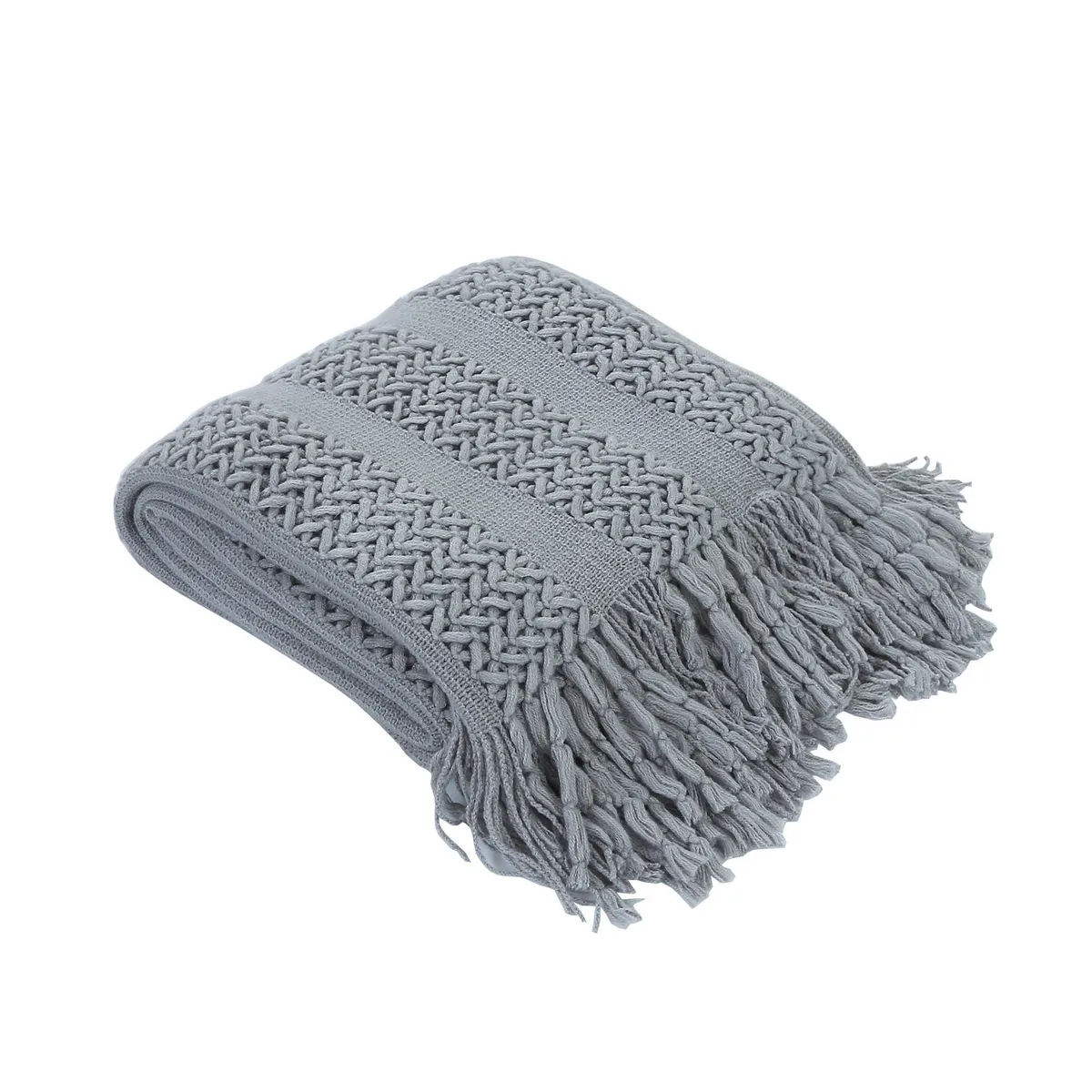 JUST HOME COLLECTION - Manta Piecera Tejida 130X160 cm