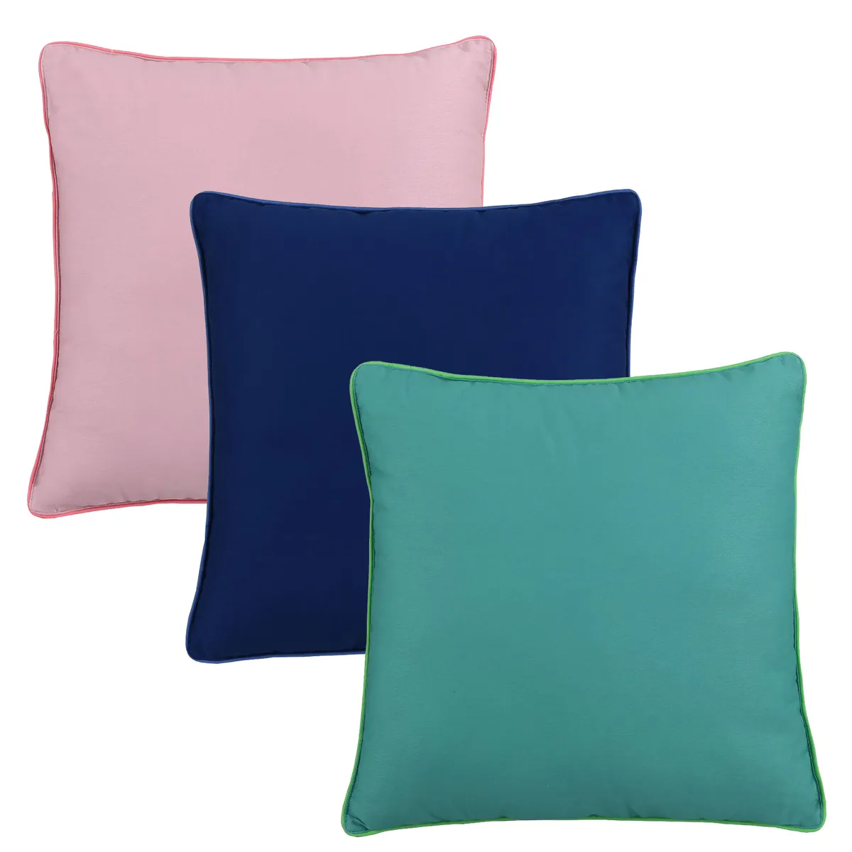 JUST HOME COLLECTION - Cojín Decorativo 45x45cm Colores Surtidos