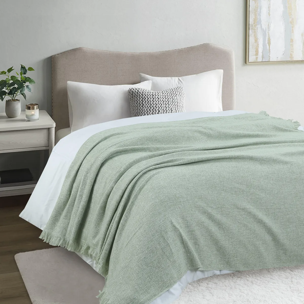 JUST HOME COLLECTION - Manta Verde 160x130 cm