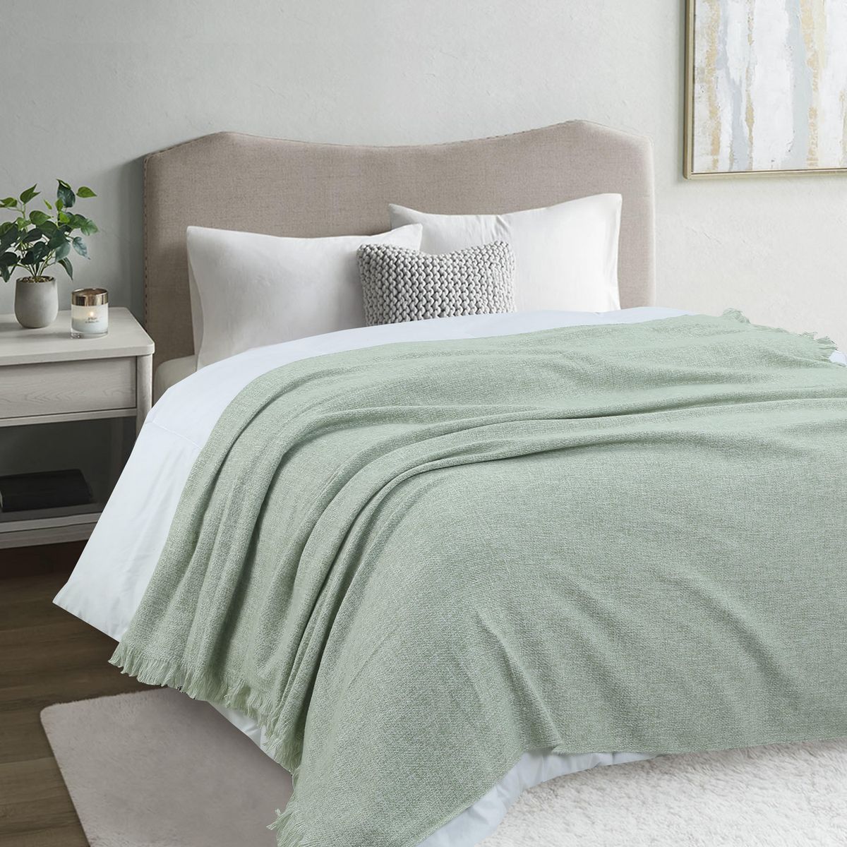 JUST HOME COLLECTION - Manta Verde 160x130 cm