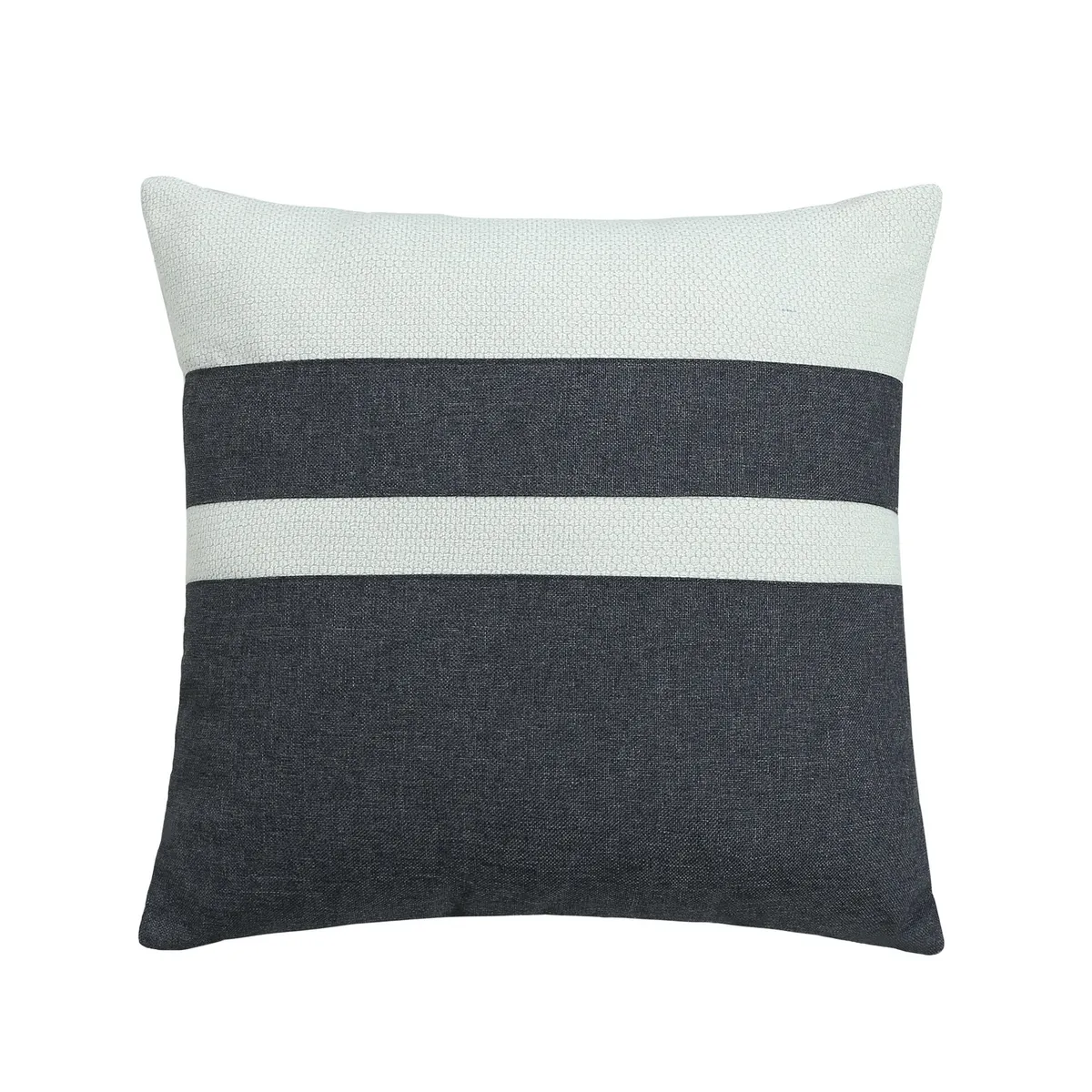 JUST HOME COLLECTION - Cojín Decorativo Negro y Blanco 45x45cm