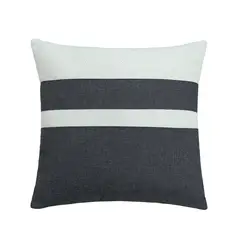 JUST HOME COLLECTION - Cojín Decorativo Negro y Blanco 45x45cm