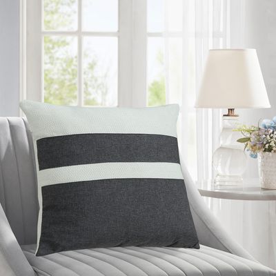 Imagen 2 del producto Cojín Decorativo Negro y Blanco 45x45cm