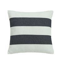 Cojín Decorativo Rayas Negras Blancas 45x45 cm