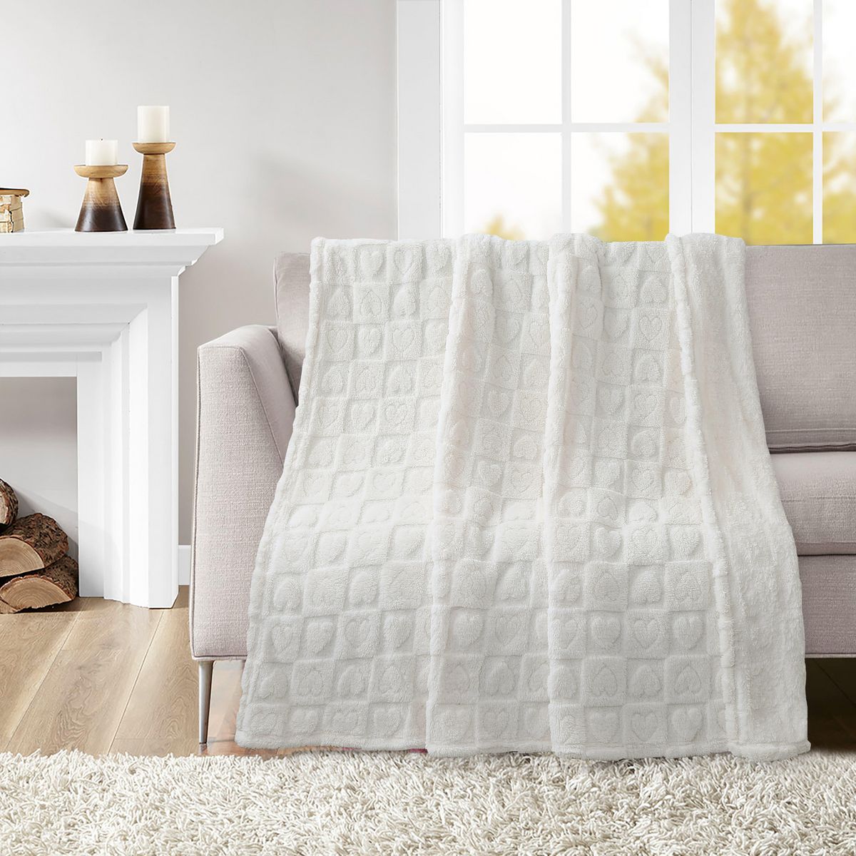 JUST HOME COLLECTION - Manta Suave Jacquard 125X150 cm
