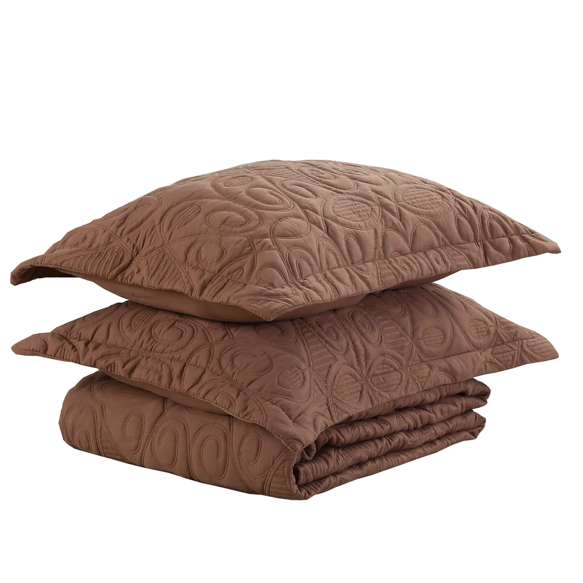 JUST HOME COLLECTION - Cubrecama Quilt Clasico Mocaccino