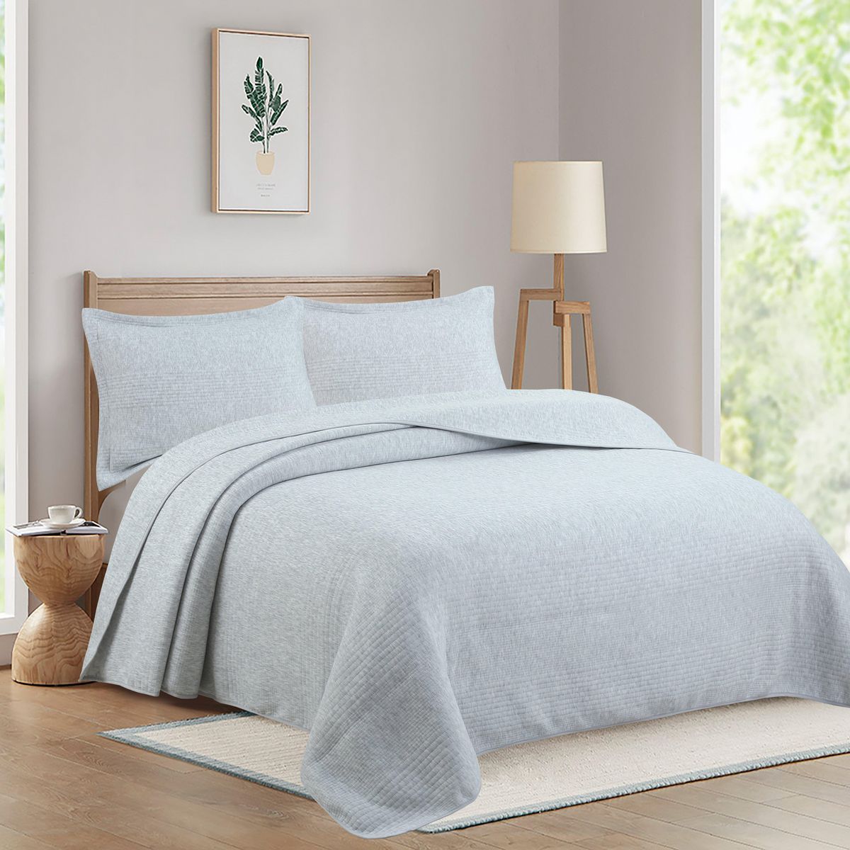 JUST HOME COLLECTION - Cubrecama Quilt King Clasico