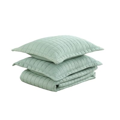 Imagen 2 del producto Cubrecama Quilt Boho Verde