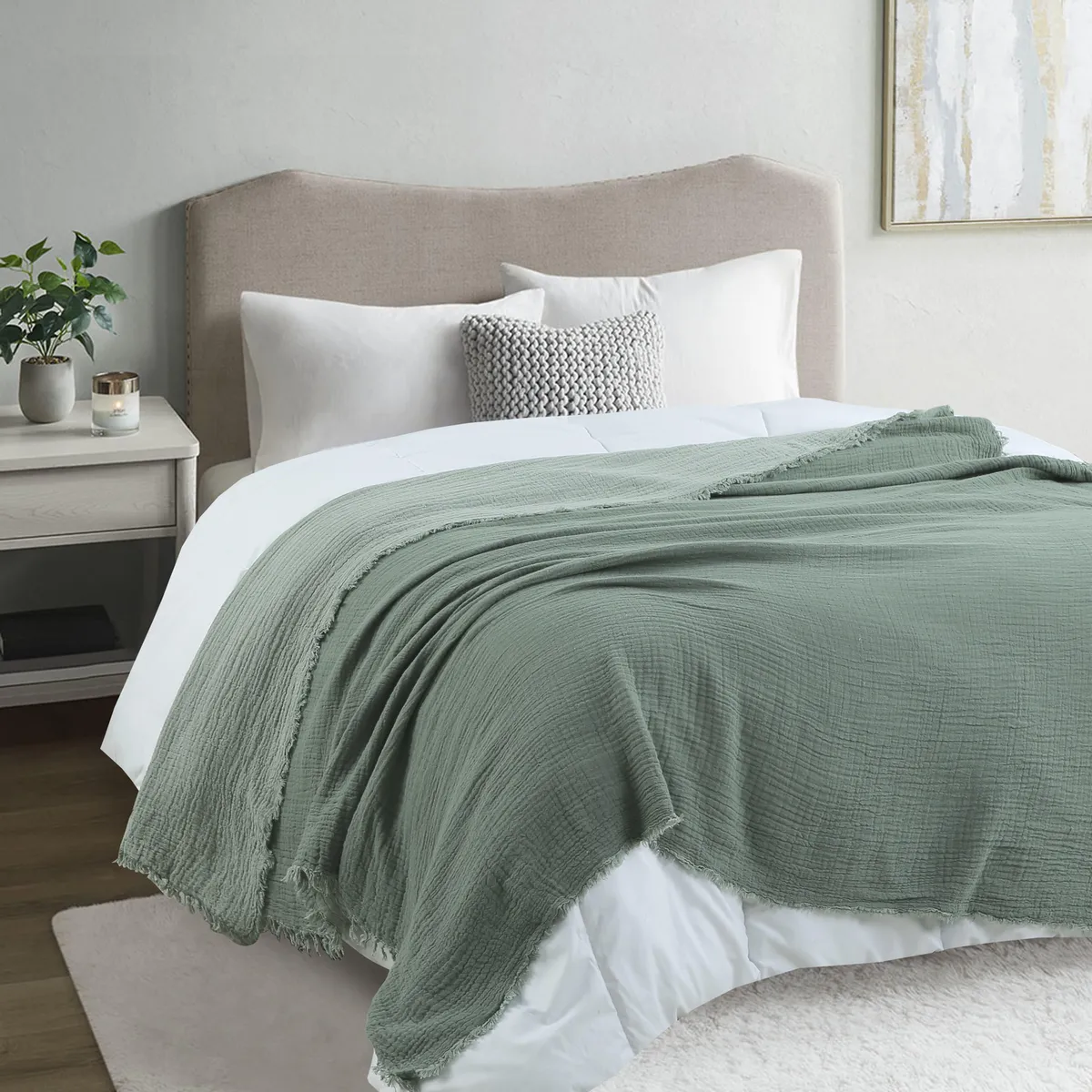 JUST HOME COLLECTION - Manta Verde 160x130 cm