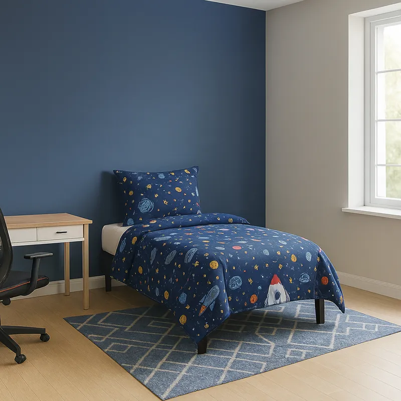 JUST HOME COLLECTION - Quilt+Sabana+Cojín 1.5 plazas Kids Multicolor 