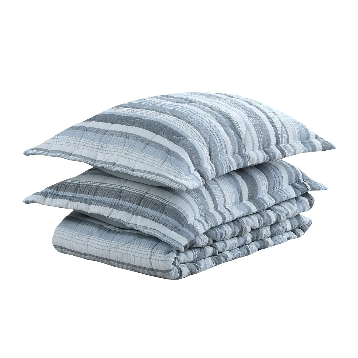 JUST HOME COLLECTION - Cubrecama Quilt Nordico Lineas Reversible