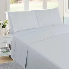 JUST HOME COLLECTION - Sabana Avance 1.5 plazas 144 Hilos Gris