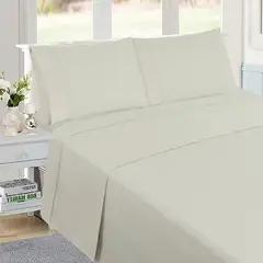 JUST HOME COLLECTION - Sábanas King 144 Hilos Lisa