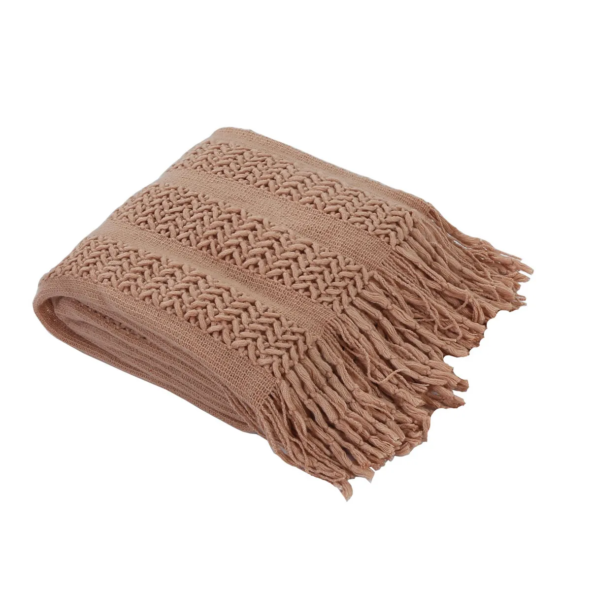 JUST HOME COLLECTION - Manta Piecera Tejida 130X160 cm