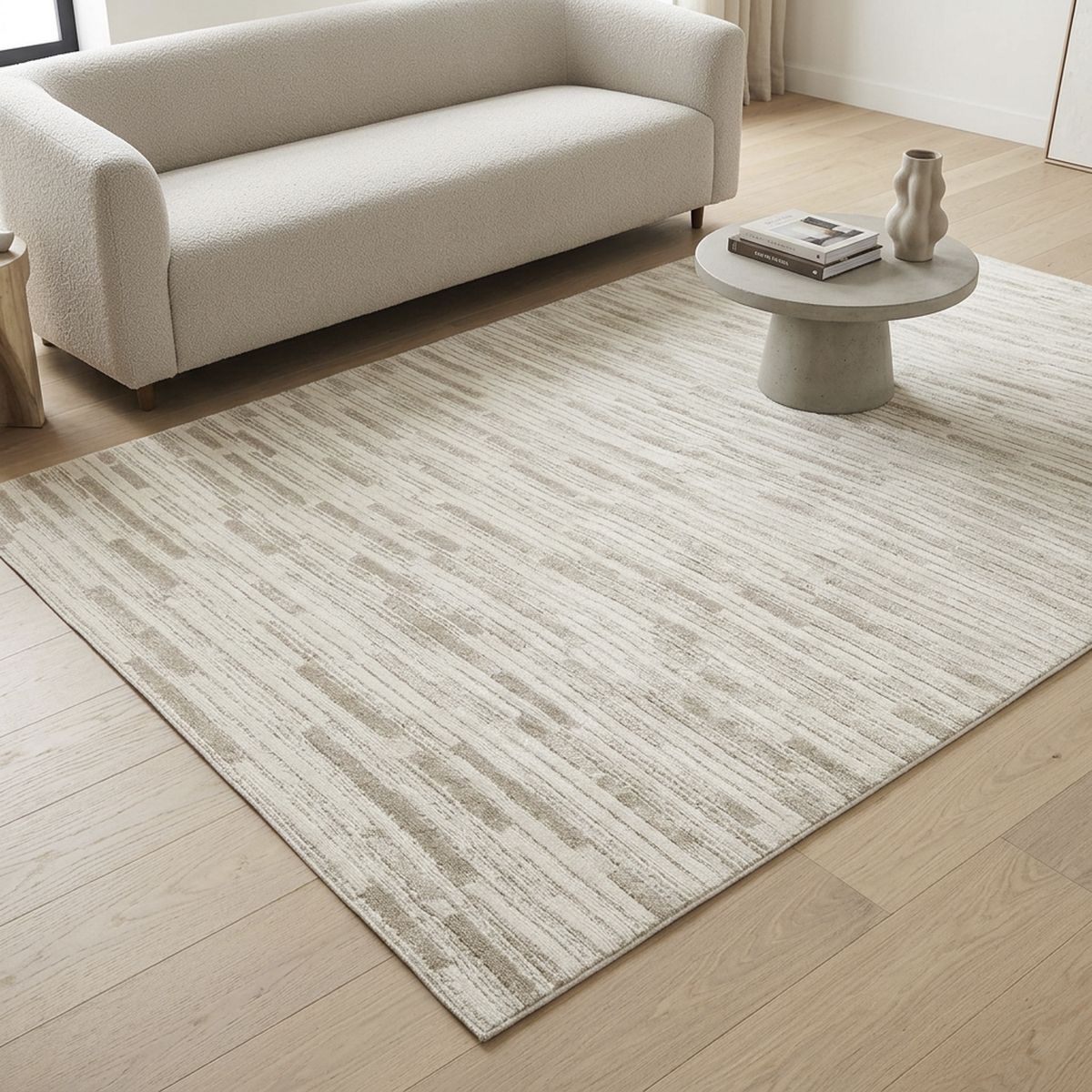JUST HOME COLLECTION - Alfombra Living Breba 160x230cm Gris