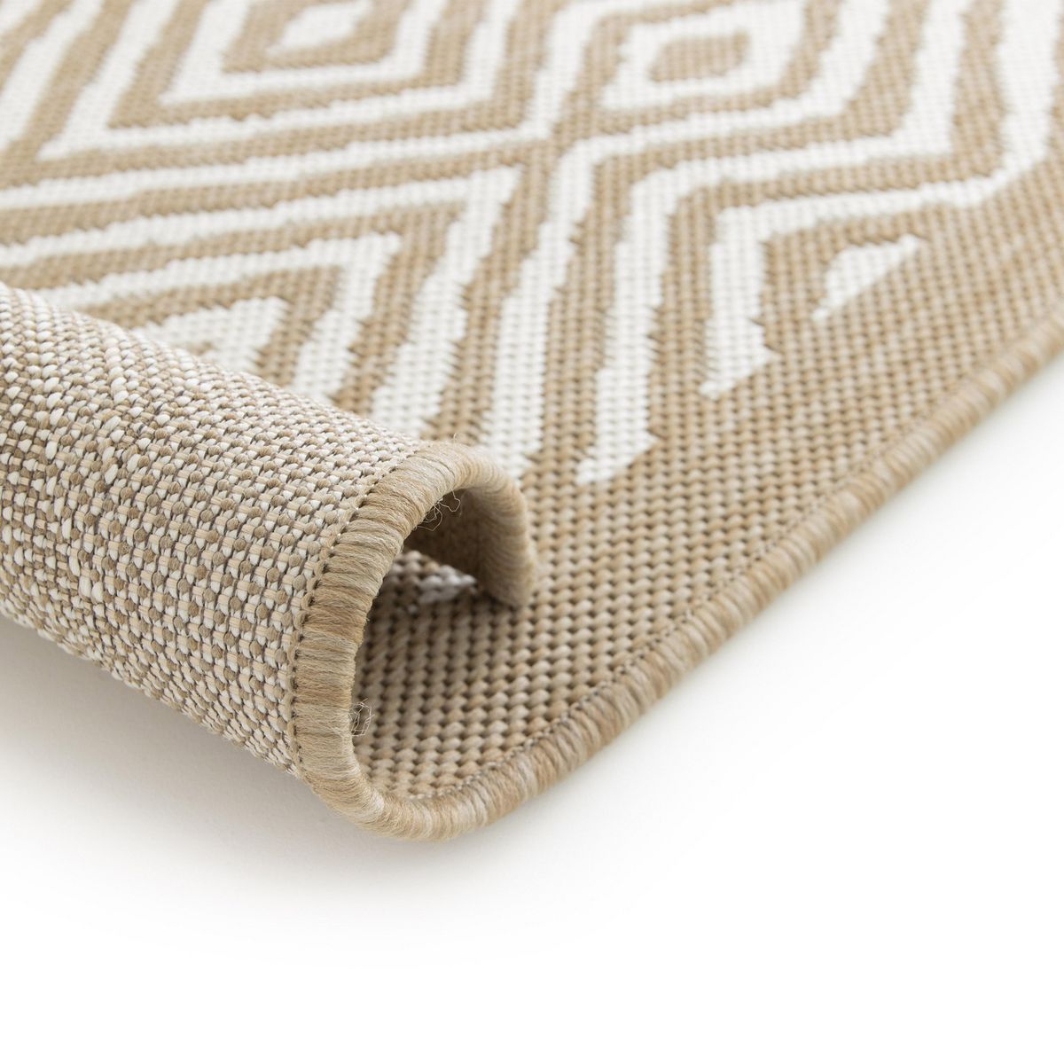 JUST HOME COLLECTION - Alfombra Exterior Essenza Rombos 160x230 cm Beige
