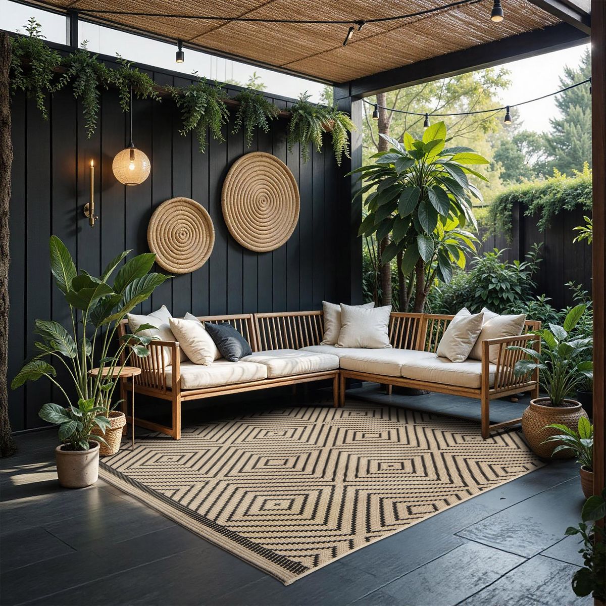 JUST HOME COLLECTION - Alfombra Exterior Grace 160x230 cm