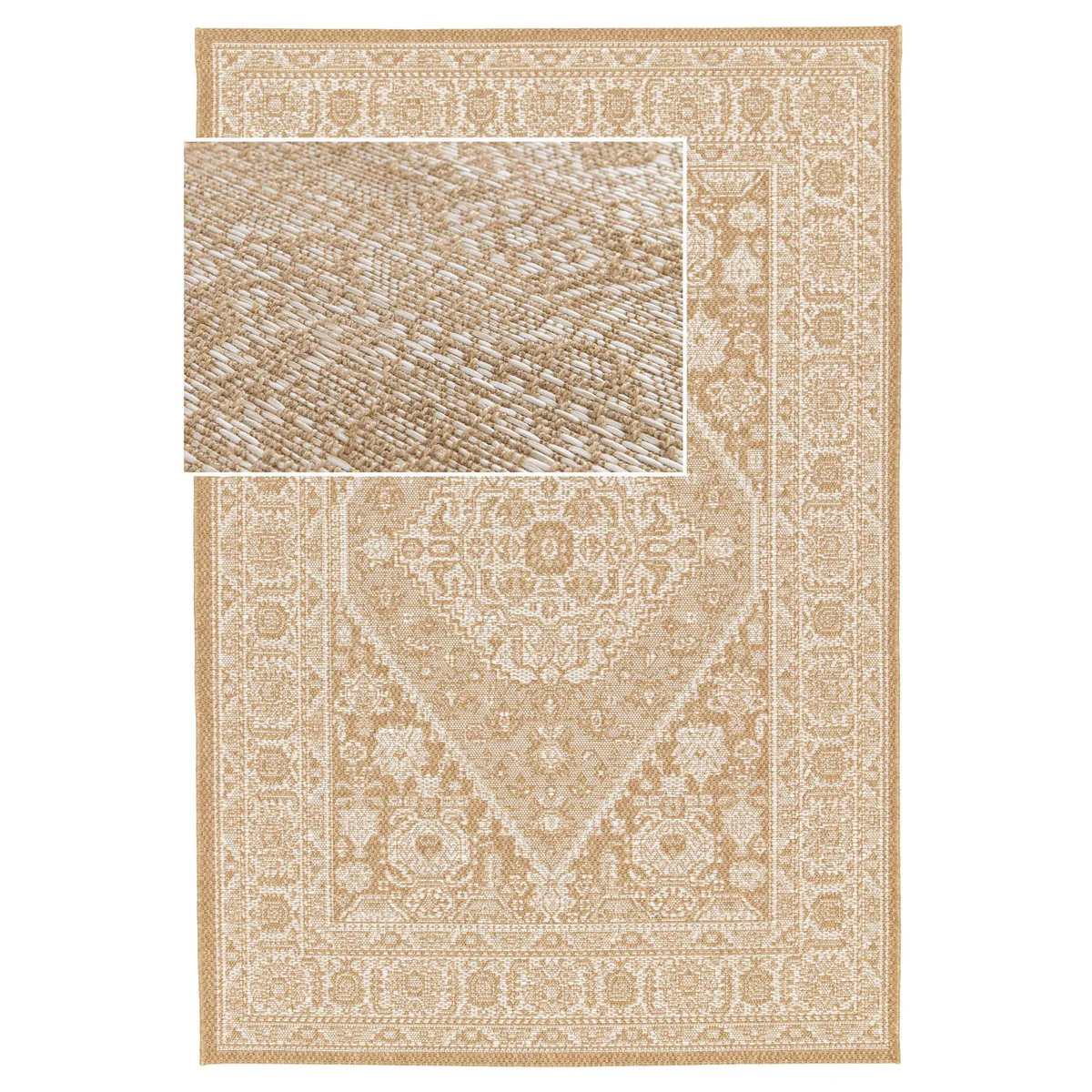 JUST HOME COLLECTION - Alfombra Exterior Pergola Vintage 160x230cm Beige