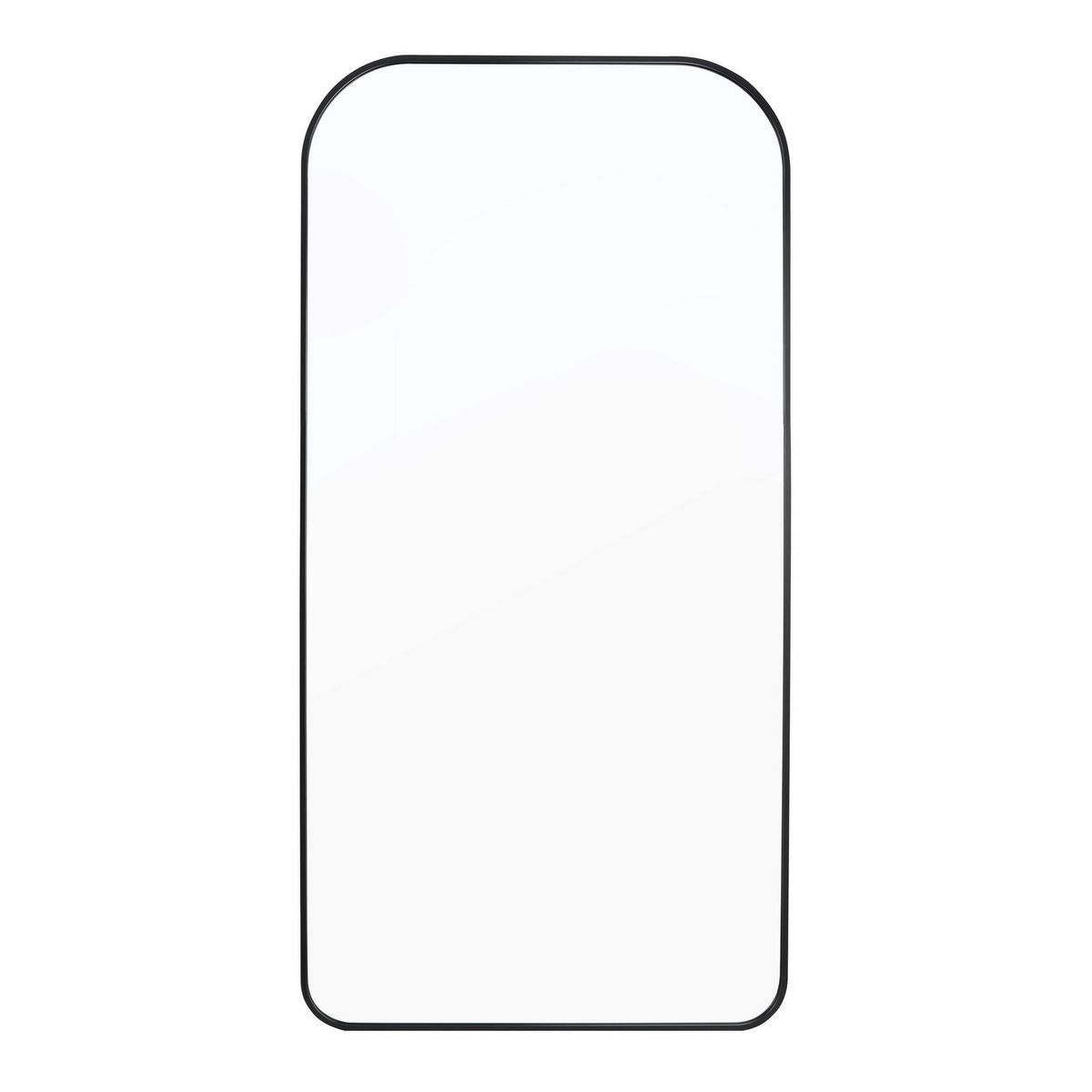 JUST HOME COLLECTION - Espejo Decorativo Forma Rectangular 80x160 cm Negro Pisa