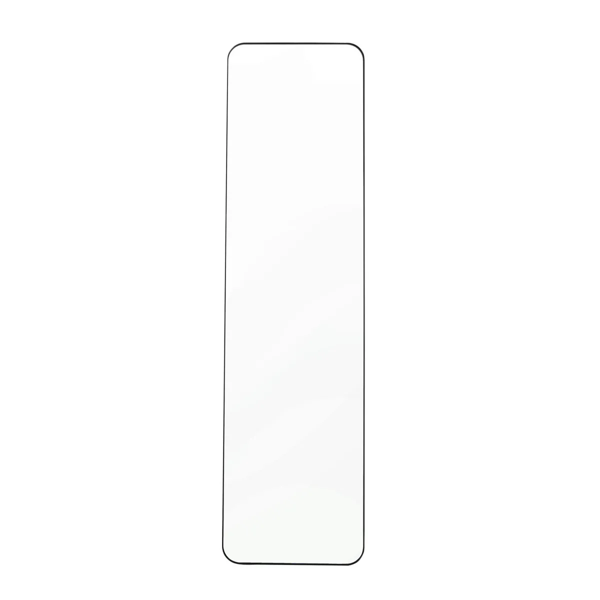 JUST HOME COLLECTION - Espejo Pedestal Decorativo Rectangular 40x150 cm Negro