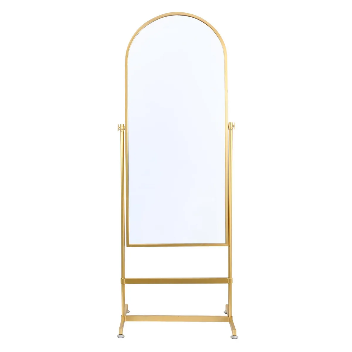 JUST HOME COLLECTION - Espejo de Pie Decorativo 60x160cm Vanity Dorado Cuerpo Entero