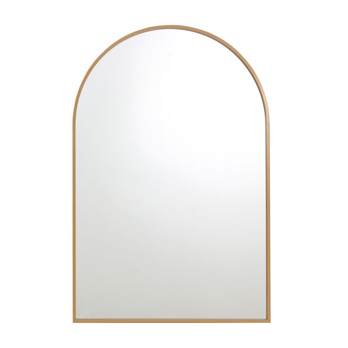 JUST HOME COLLECTION - Espejo Decorativo Forma Arco 60x90 cm Dorado