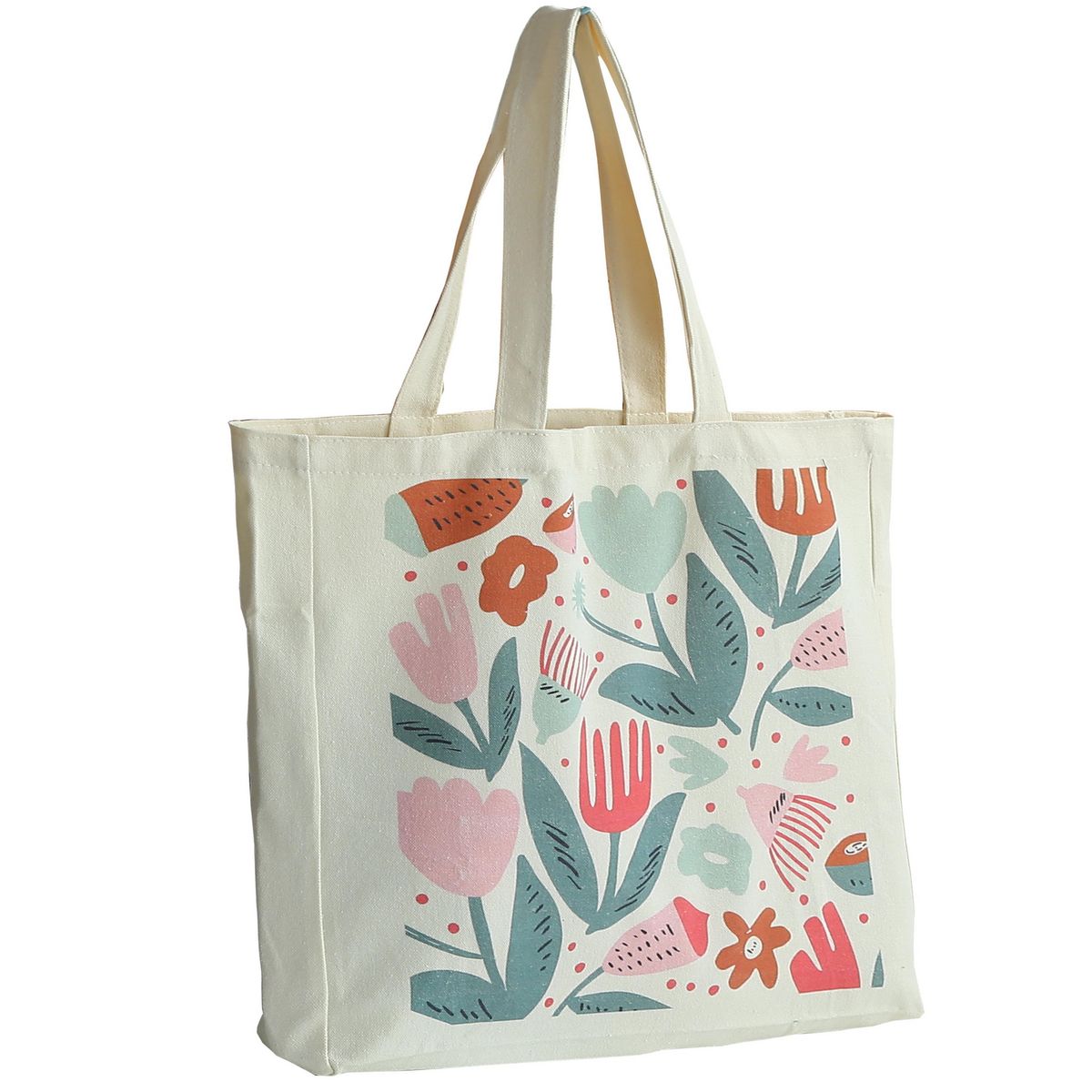 JUST HOME COLLECTION - Totebag Flores 34X40