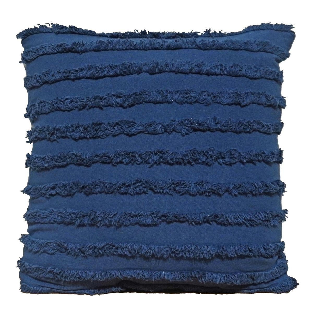 JUST HOME COLLECTION - Cojín Decorativo Azul Textura 45x45 cm