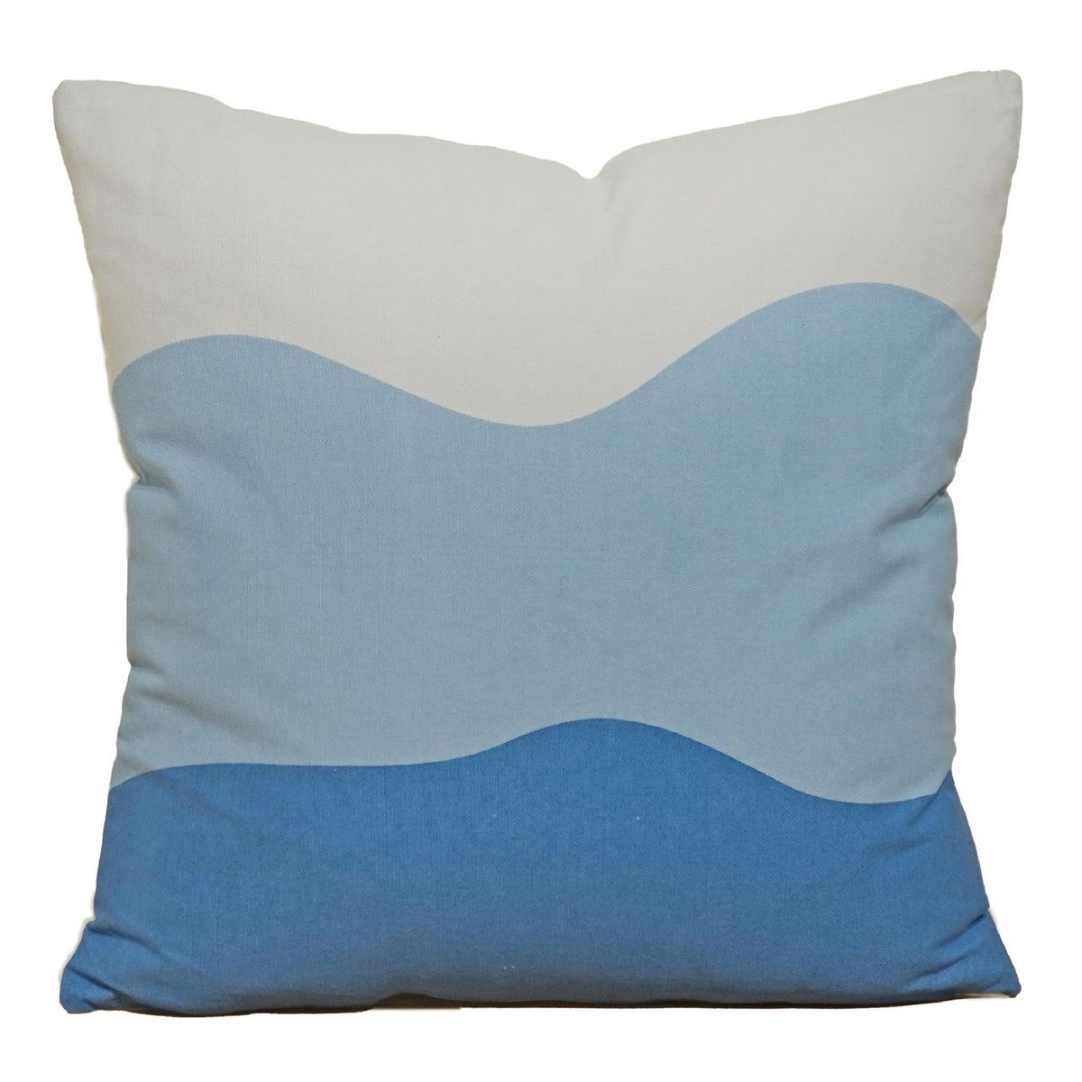 JUST HOME COLLECTION - Cojín Decorativo Celeste Ondas 45x45 cm