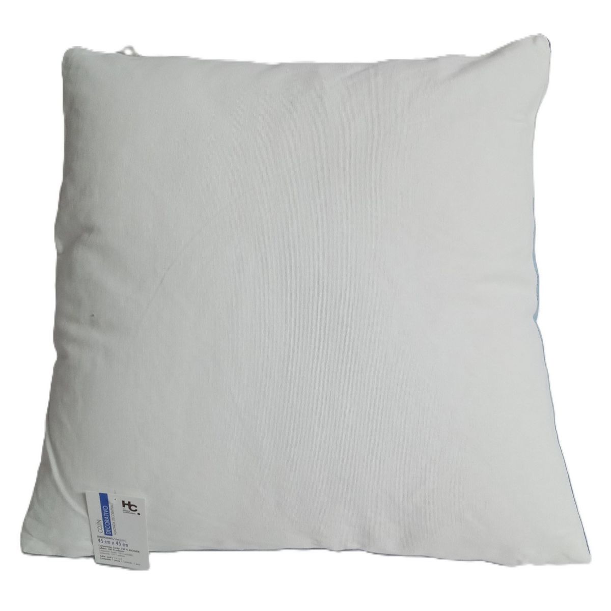 JUST HOME COLLECTION - Cojín Decorativo Celeste Ondas 45x45 cm
