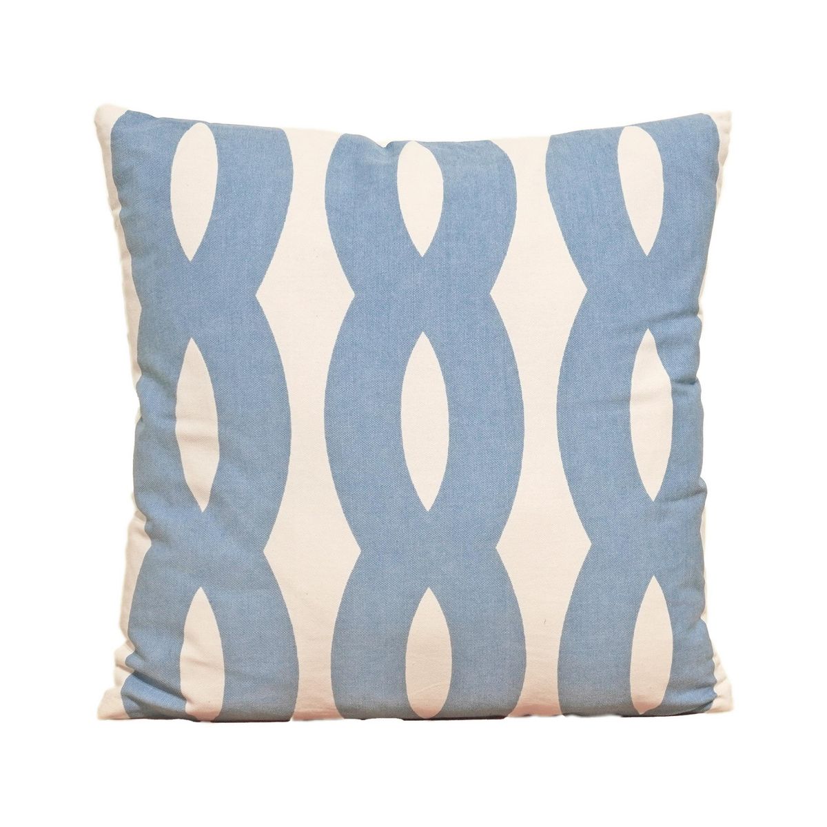 JUST HOME COLLECTION - Cojín Decorativo Celeste Cadenas 45x45 cm