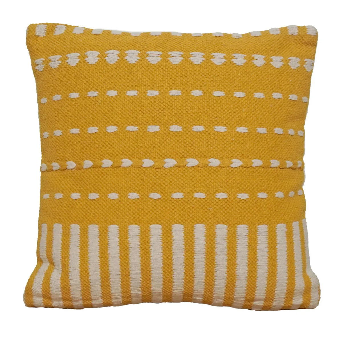 JUST HOME COLLECTION - Cojín Decorativo Naranjo con Puntos 45x45 cm