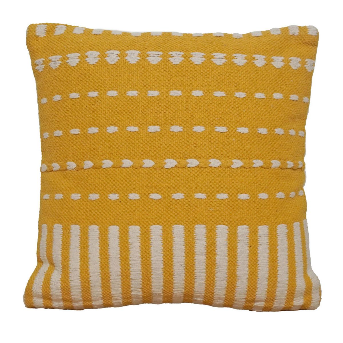 JUST HOME COLLECTION - Cojín Decorativo Naranjo con Puntos 45x45 cm