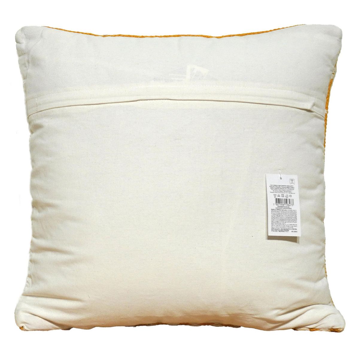 JUST HOME COLLECTION - Cojín Decorativo Naranjo con Puntos 45x45 cm