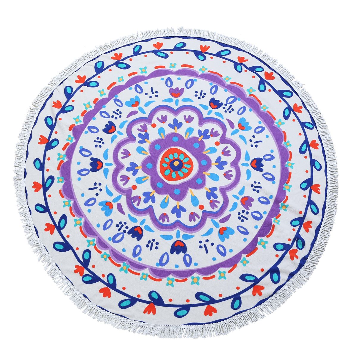 JUST HOME COLLECTION - Toalla Playa 230 gr Microfibra 150x150 cm Multicolor