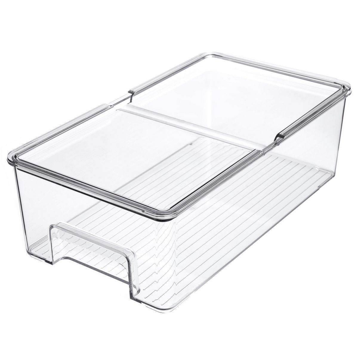 JUST HOME COLLECTION - Caja organizadora nevera con tapa 36x20,5x11 cm
