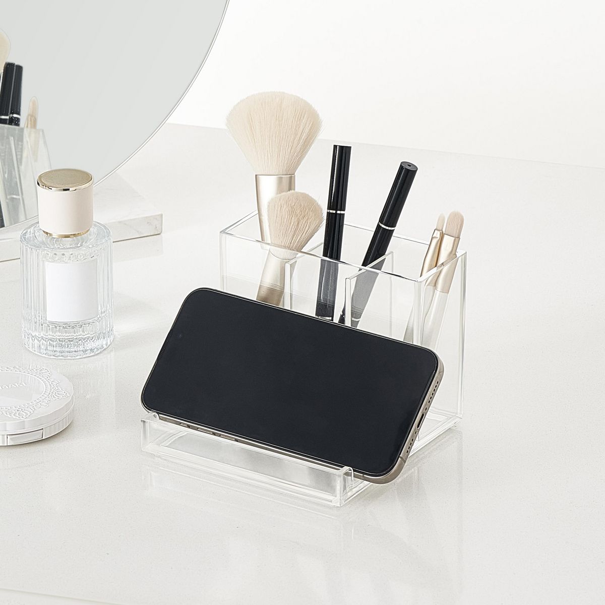 JUST HOME COLLECTION - Organizador vanity Clarity con divisiones