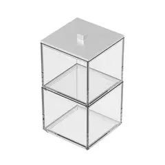 JUST HOME COLLECTION - Organizador de frasco 2 niveles Clarity