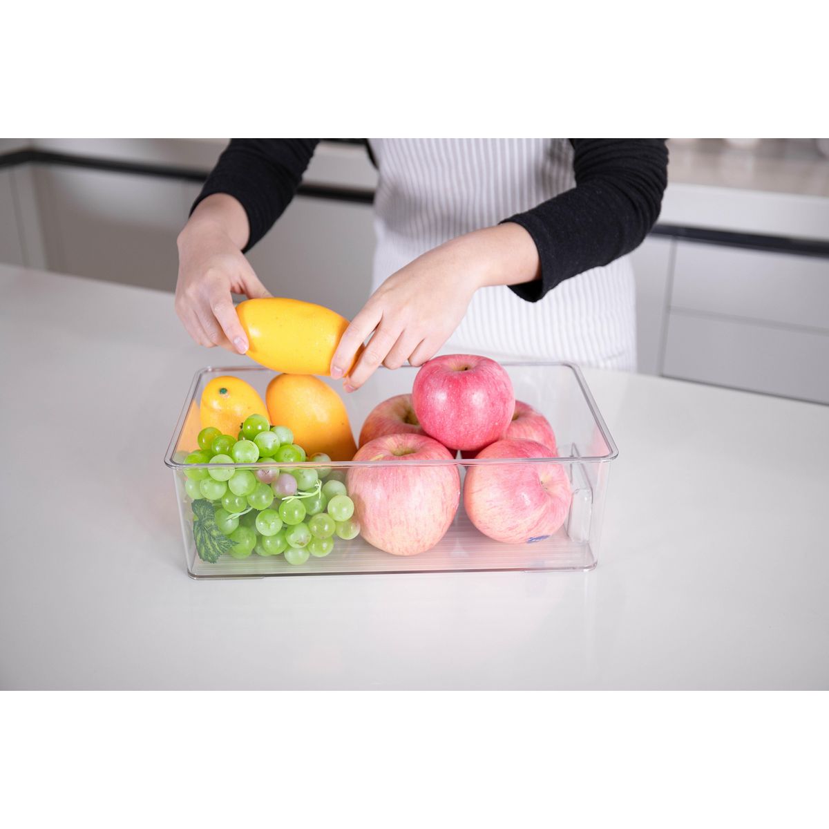 JUST HOME COLLECTION - Caja organizadora nevera 36x20,5x11,2 cm