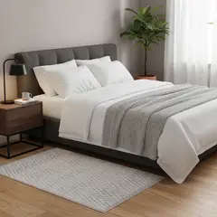 JUST HOME COLLECTION - Bajada de Cama Naples 60x200 Gris