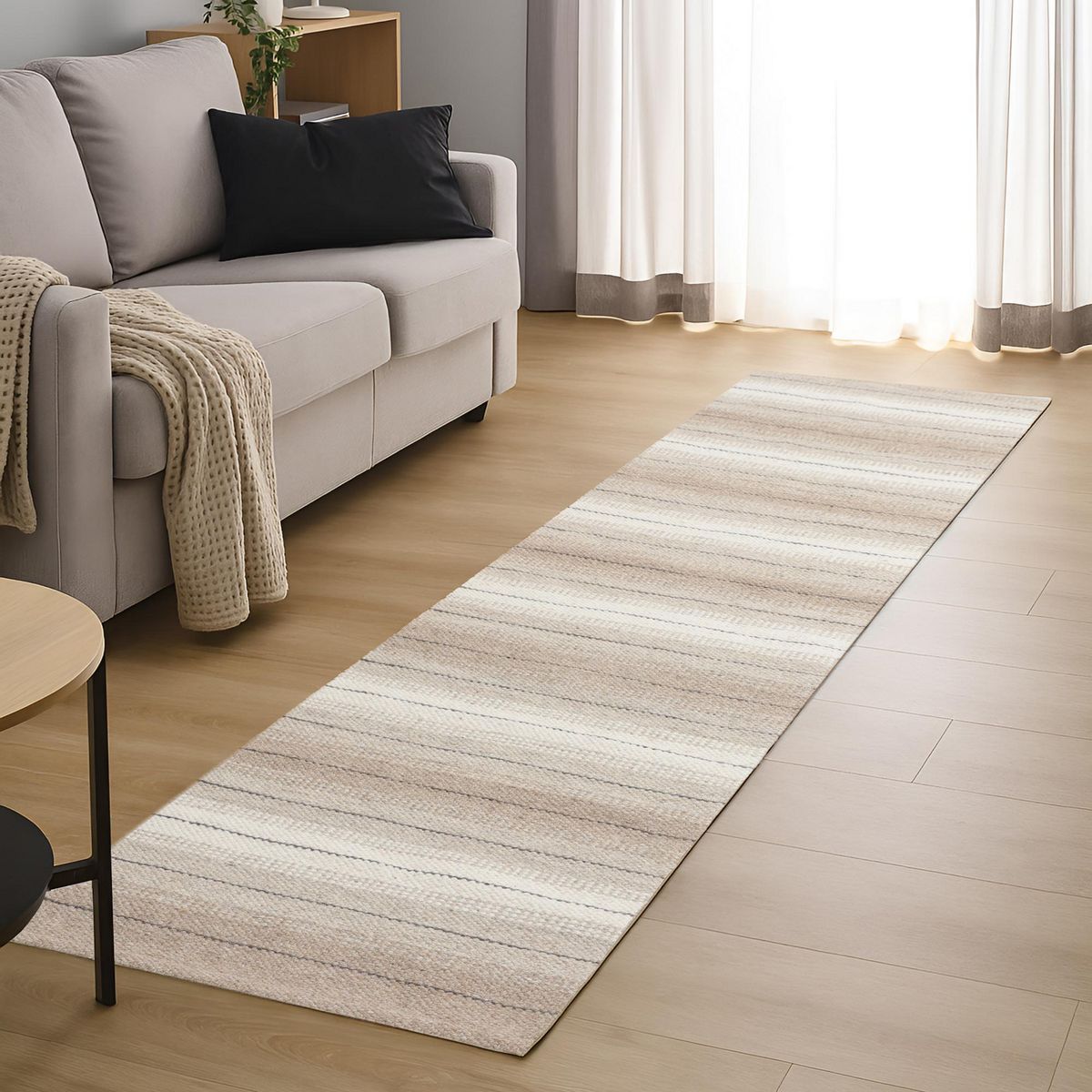 Alfombra Pasillo Leeds 60x200 Tonos Tierra, marca JUST HOME COLLECTION - Foto Principal