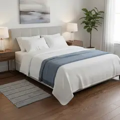 JUST HOME COLLECTION - Bajada de Cama Carmine 60x110 cm Poliéster Gris