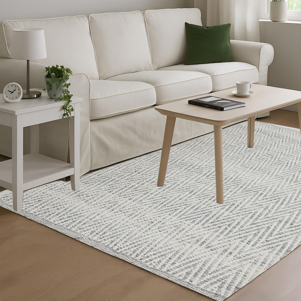 JUST HOME COLLECTION - Alfombra Living Naples 160x230 Gris