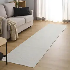 JUST HOME COLLECTION - Alfombra Pasillo Sevilla 60x200 Blanco Crudo