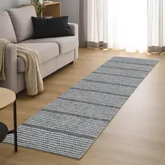 JUST HOME COLLECTION - Alfombra Carmine 60x200 cm Gris