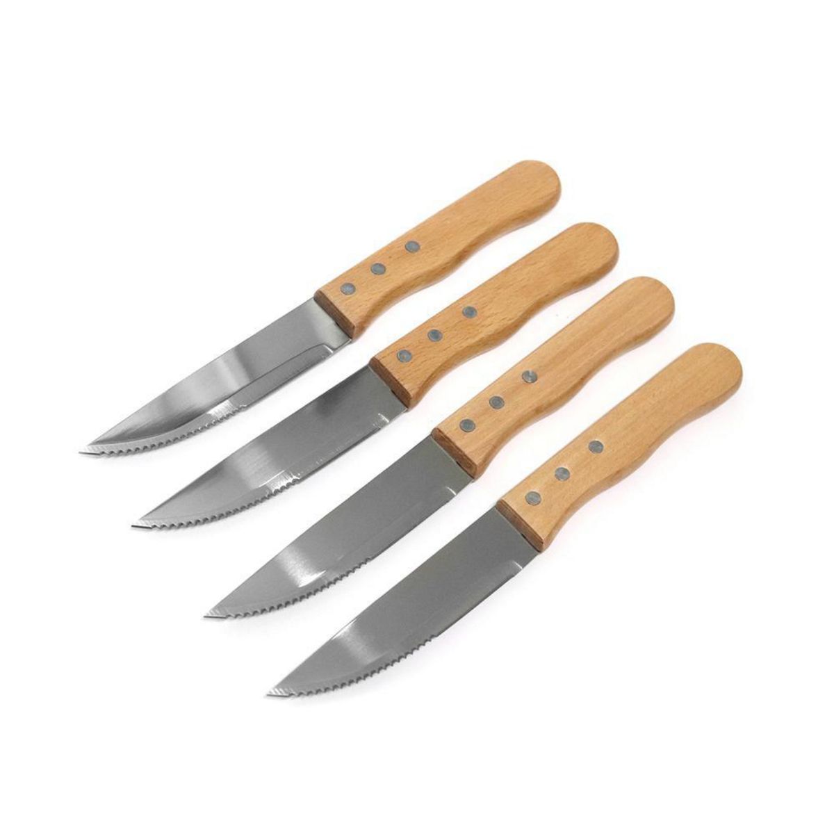 MR BEEF - Set 4 cuchillos parrilleros