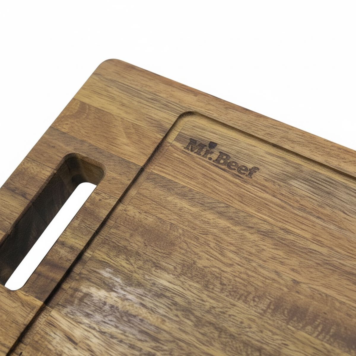 MR BEEF - Tabla de Cortar 40x26x2,5 cm madera