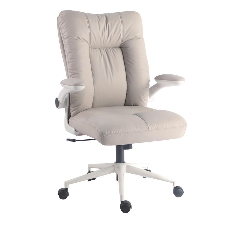 JUST HOME COLLECTION - Silla Escritorio Ejecutiva Denver Beige